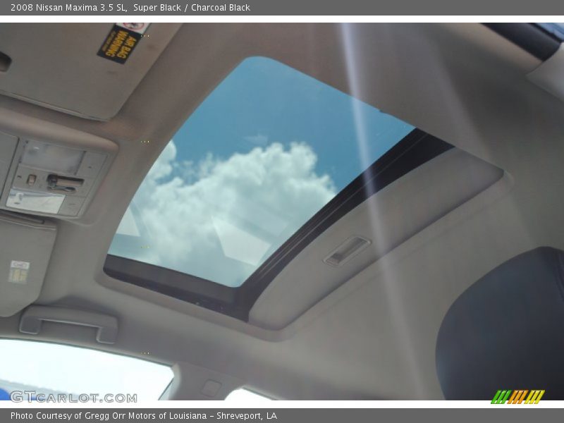 Super Black / Charcoal Black 2008 Nissan Maxima 3.5 SL