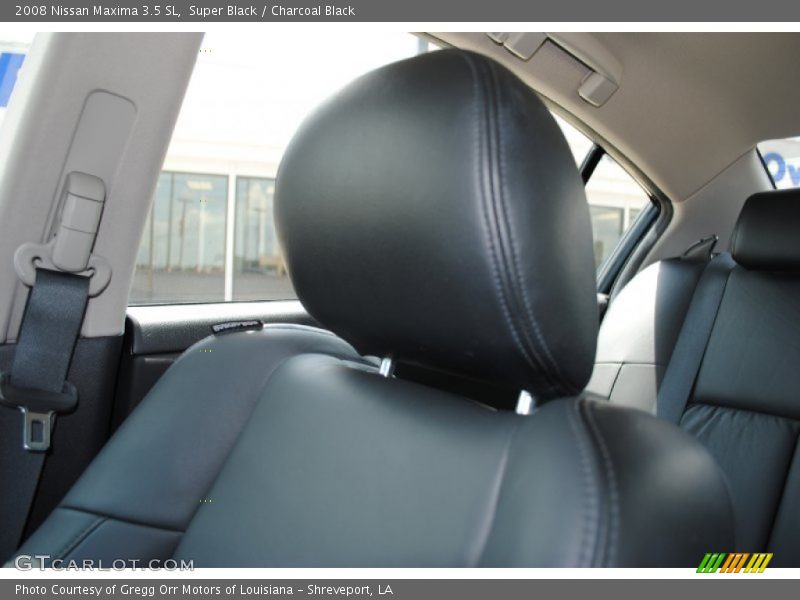 Super Black / Charcoal Black 2008 Nissan Maxima 3.5 SL