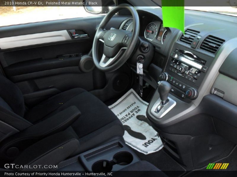 Polished Metal Metallic / Black 2010 Honda CR-V EX