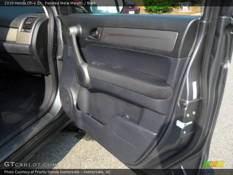 Polished Metal Metallic / Black 2010 Honda CR-V EX