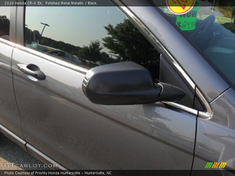 Polished Metal Metallic / Black 2010 Honda CR-V EX