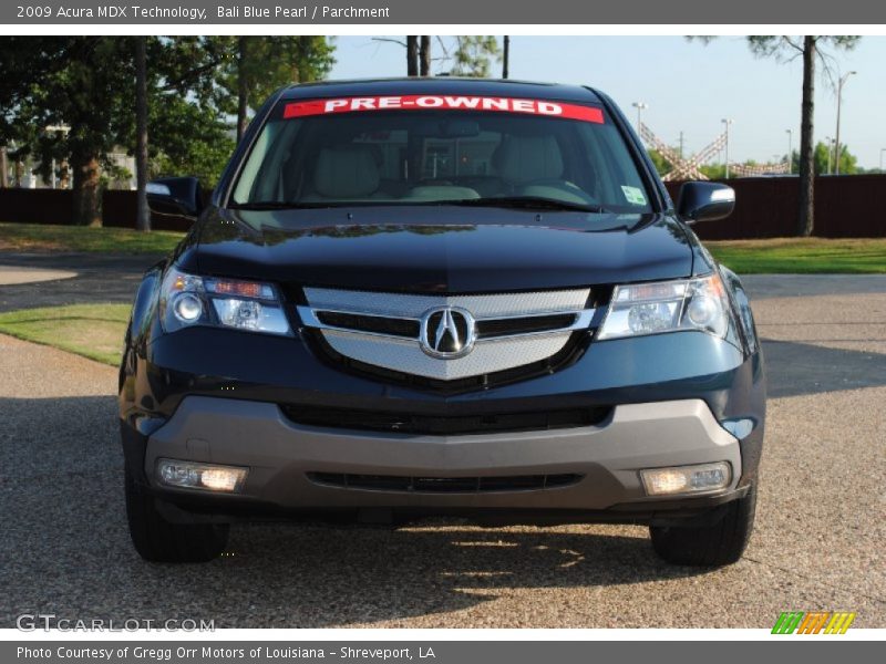 Bali Blue Pearl / Parchment 2009 Acura MDX Technology