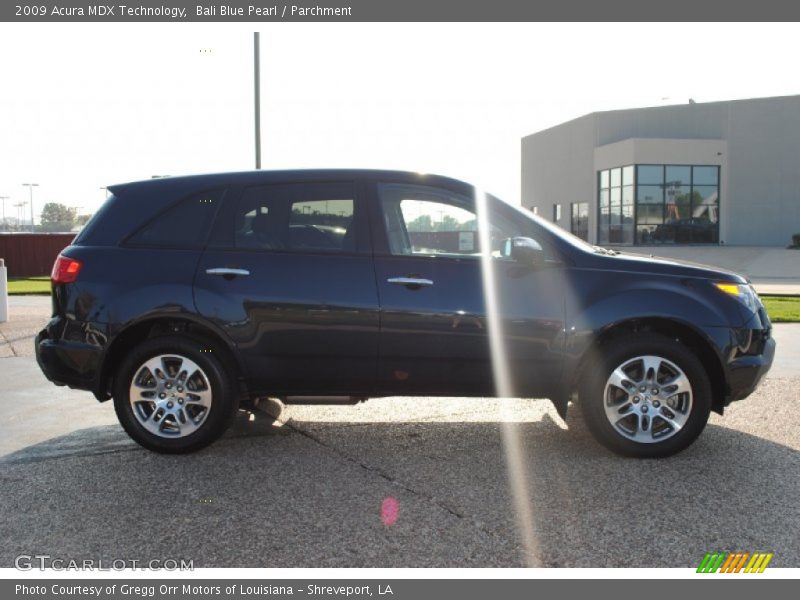 Bali Blue Pearl / Parchment 2009 Acura MDX Technology