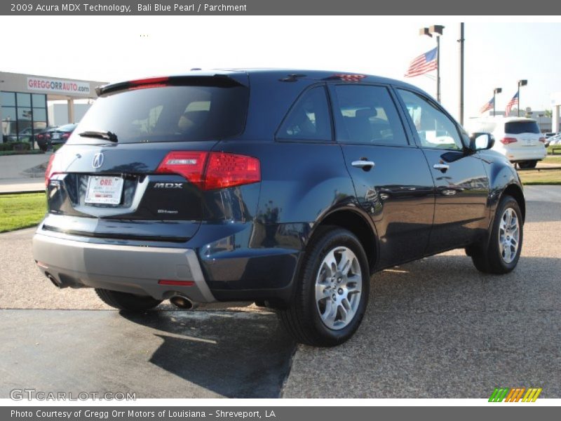 Bali Blue Pearl / Parchment 2009 Acura MDX Technology