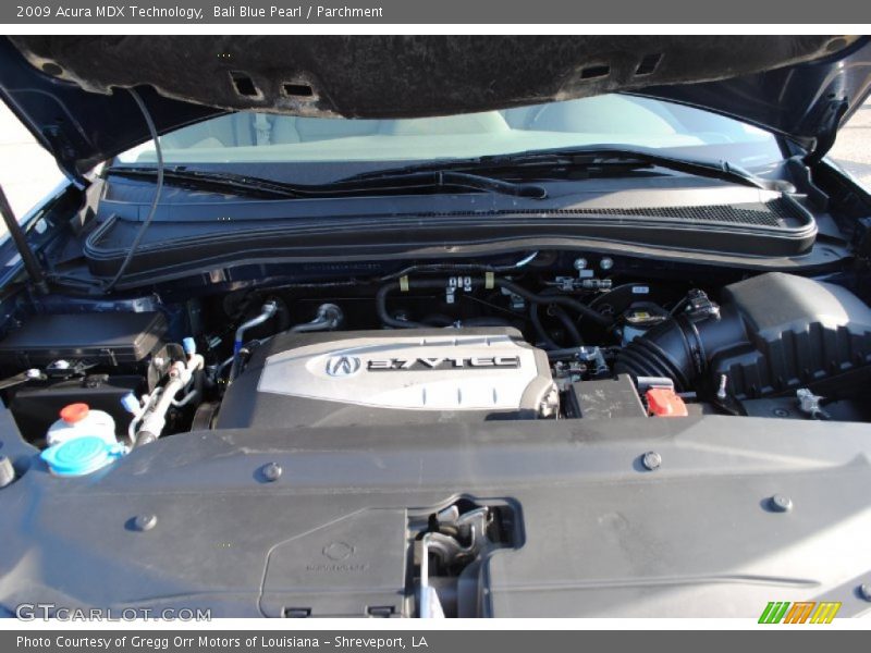 Bali Blue Pearl / Parchment 2009 Acura MDX Technology