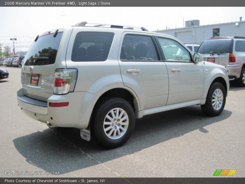 Light Sage / Stone 2008 Mercury Mariner V6 Premier 4WD