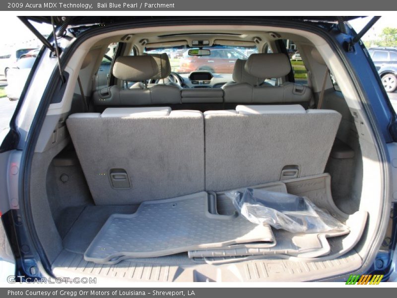 Bali Blue Pearl / Parchment 2009 Acura MDX Technology