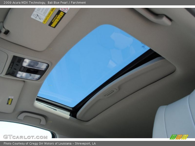 Bali Blue Pearl / Parchment 2009 Acura MDX Technology