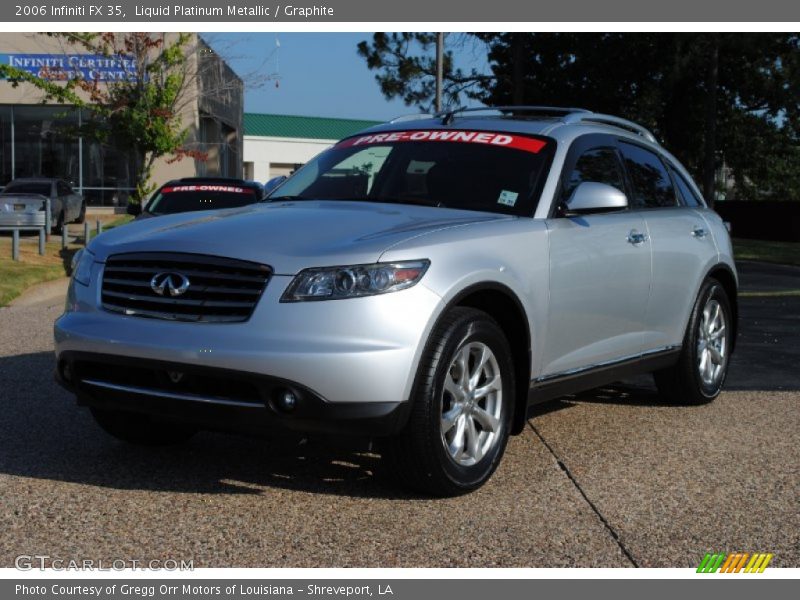 Liquid Platinum Metallic / Graphite 2006 Infiniti FX 35