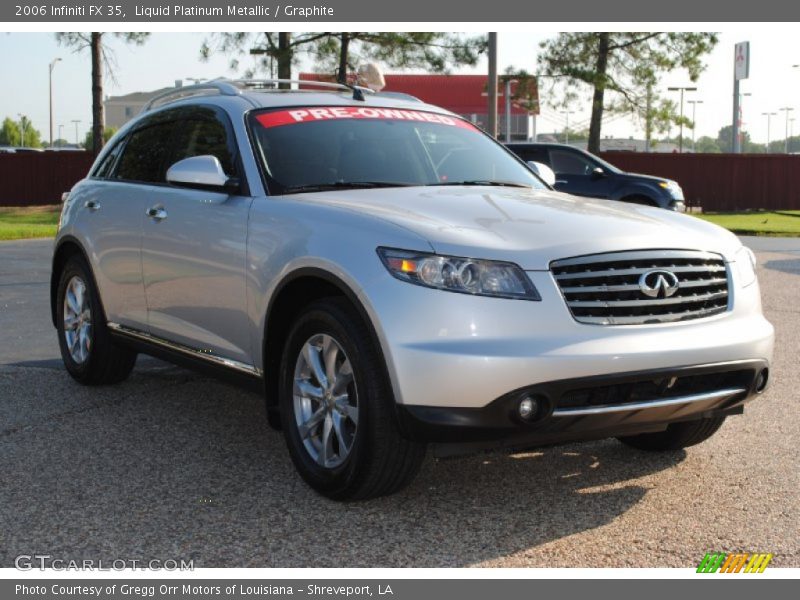 Liquid Platinum Metallic / Graphite 2006 Infiniti FX 35