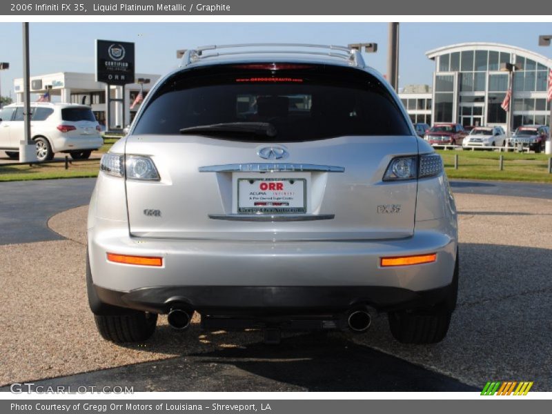 Liquid Platinum Metallic / Graphite 2006 Infiniti FX 35