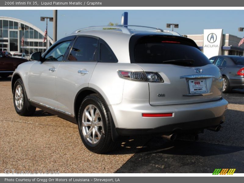 Liquid Platinum Metallic / Graphite 2006 Infiniti FX 35