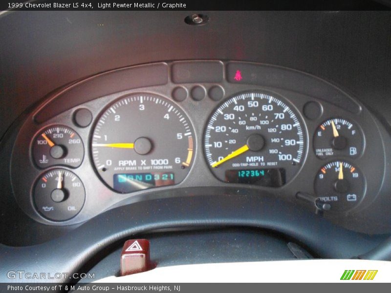 Light Pewter Metallic / Graphite 1999 Chevrolet Blazer LS 4x4