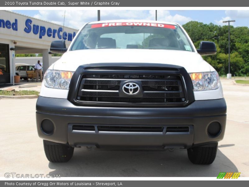 Super White / Graphite Gray 2010 Toyota Tundra Double Cab