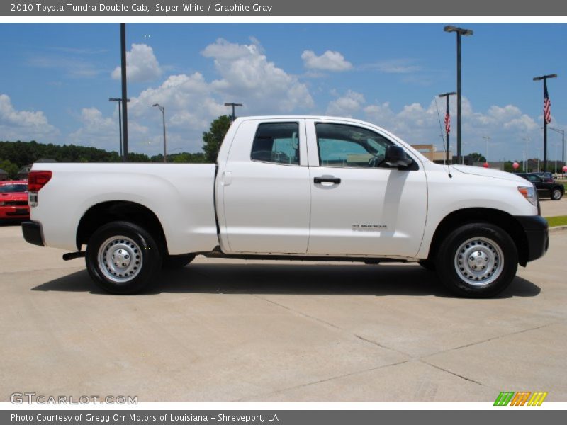 Super White / Graphite Gray 2010 Toyota Tundra Double Cab