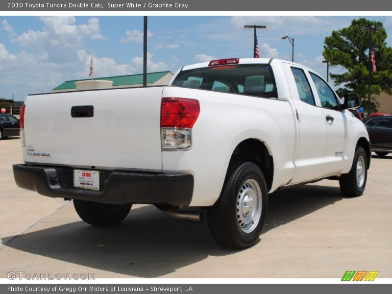 Super White / Graphite Gray 2010 Toyota Tundra Double Cab
