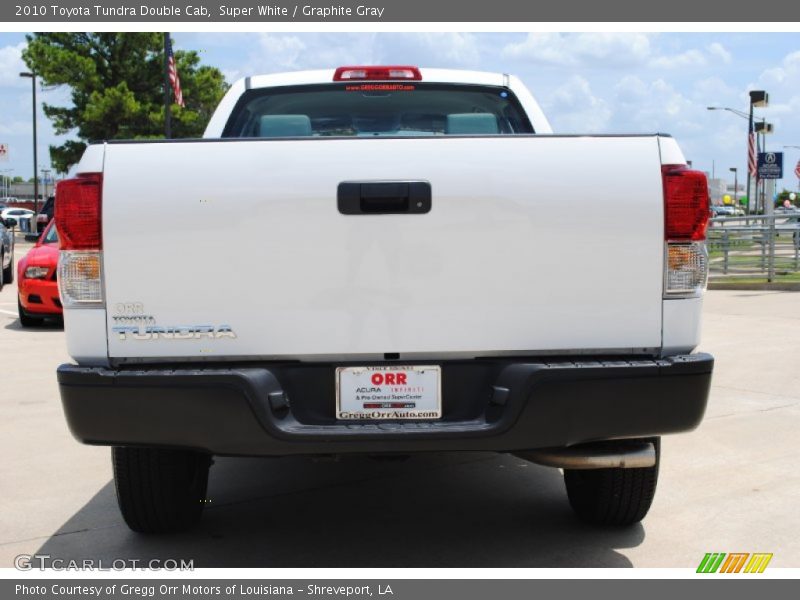 Super White / Graphite Gray 2010 Toyota Tundra Double Cab