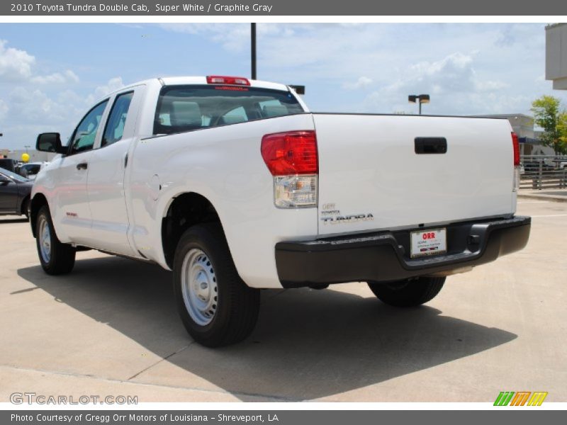 Super White / Graphite Gray 2010 Toyota Tundra Double Cab