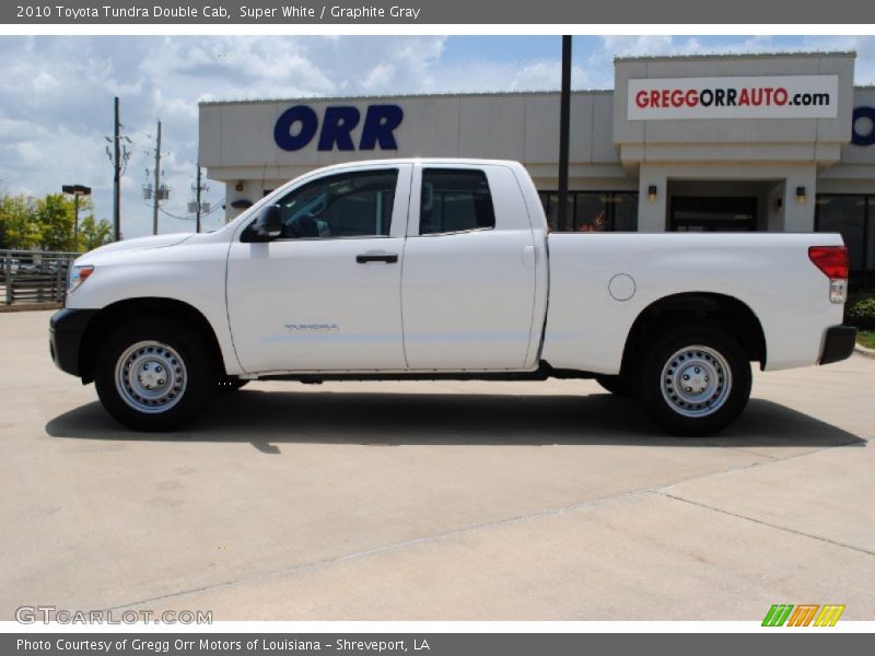 Super White / Graphite Gray 2010 Toyota Tundra Double Cab