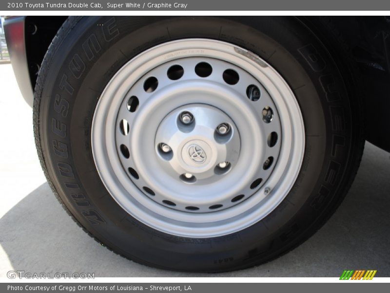 Super White / Graphite Gray 2010 Toyota Tundra Double Cab