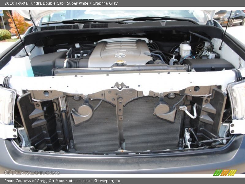Super White / Graphite Gray 2010 Toyota Tundra Double Cab