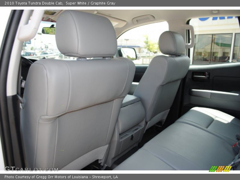 Super White / Graphite Gray 2010 Toyota Tundra Double Cab