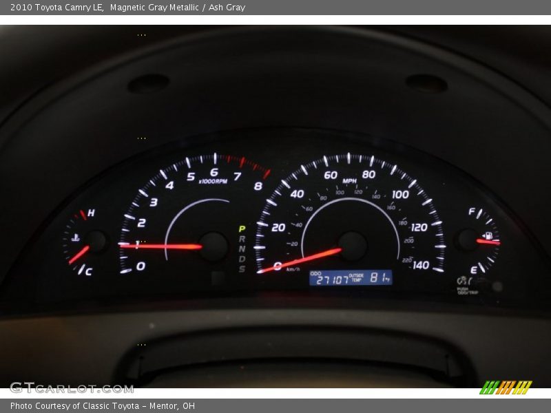 Magnetic Gray Metallic / Ash Gray 2010 Toyota Camry LE