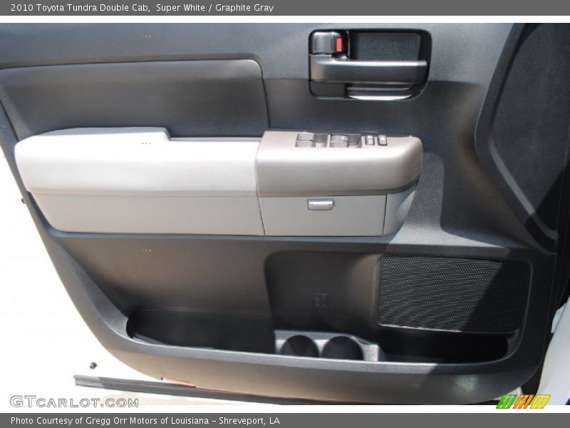 Super White / Graphite Gray 2010 Toyota Tundra Double Cab