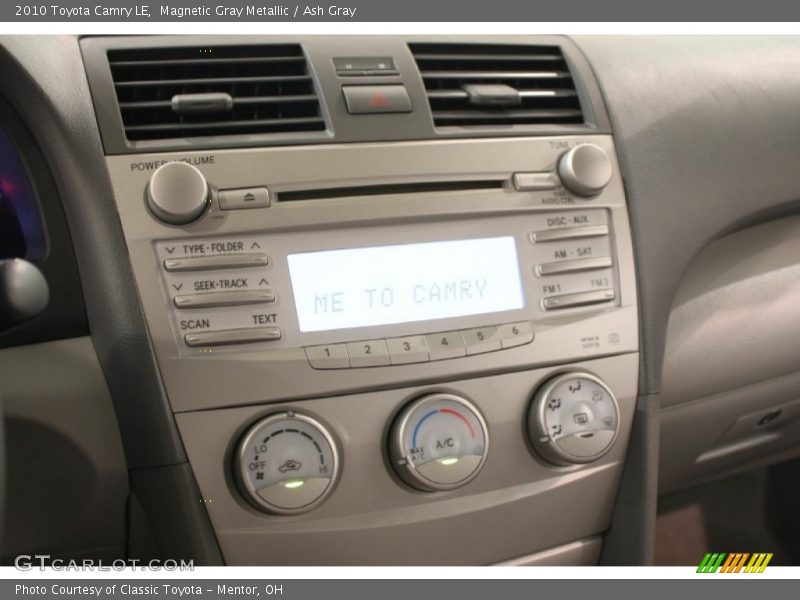 Magnetic Gray Metallic / Ash Gray 2010 Toyota Camry LE