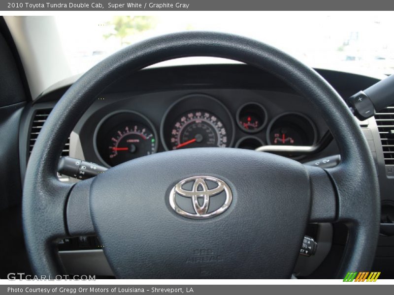 Super White / Graphite Gray 2010 Toyota Tundra Double Cab