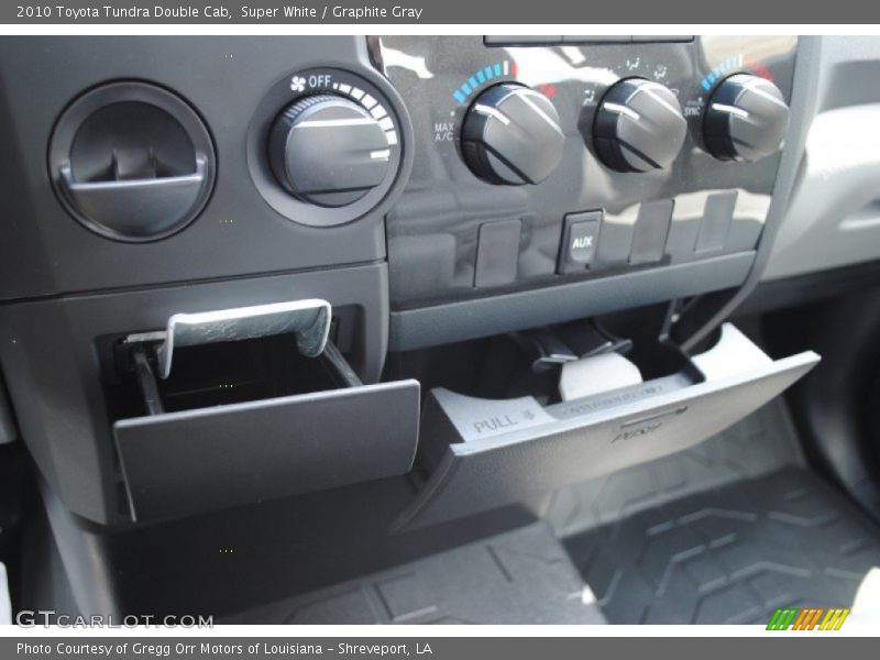 Super White / Graphite Gray 2010 Toyota Tundra Double Cab
