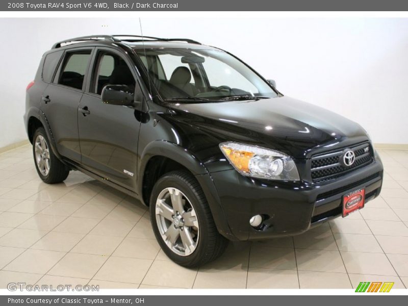 Black / Dark Charcoal 2008 Toyota RAV4 Sport V6 4WD