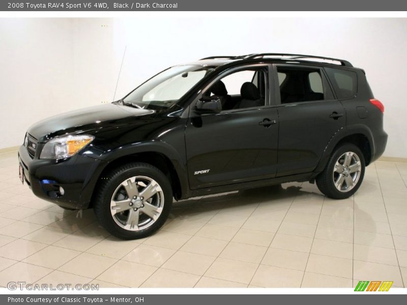 Black / Dark Charcoal 2008 Toyota RAV4 Sport V6 4WD