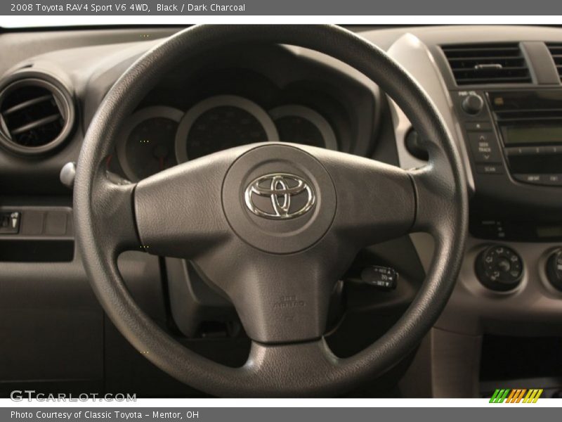 Black / Dark Charcoal 2008 Toyota RAV4 Sport V6 4WD