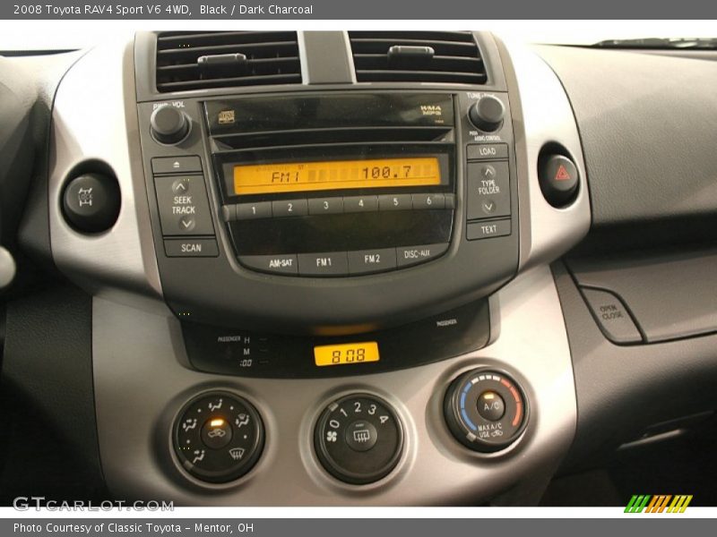 Black / Dark Charcoal 2008 Toyota RAV4 Sport V6 4WD