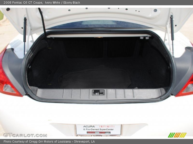 Ivory White / Ebony Black 2008 Pontiac G6 GT Coupe