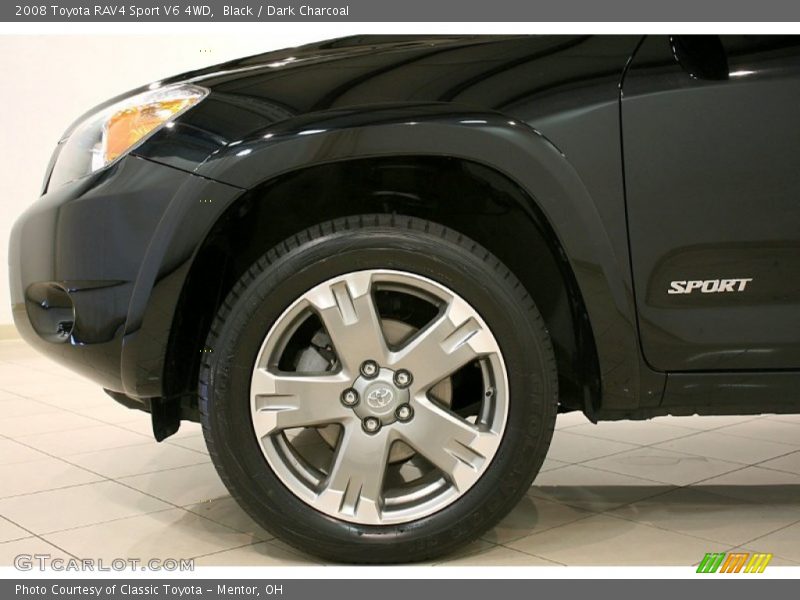 Black / Dark Charcoal 2008 Toyota RAV4 Sport V6 4WD