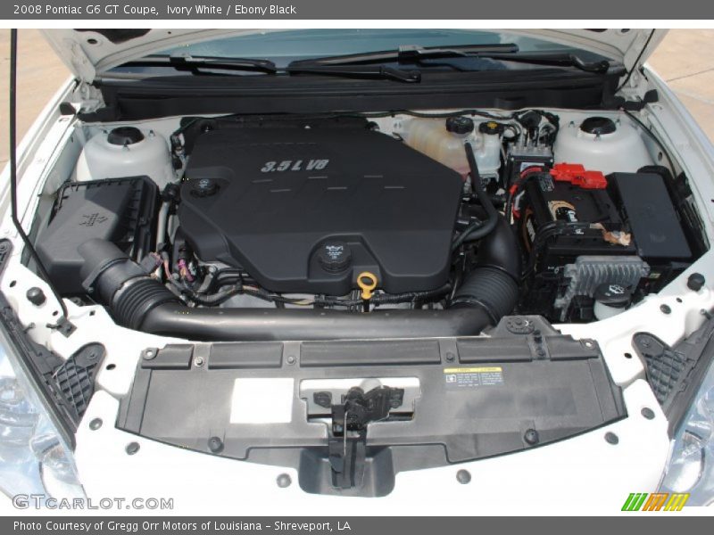 Ivory White / Ebony Black 2008 Pontiac G6 GT Coupe
