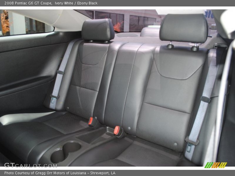 Ivory White / Ebony Black 2008 Pontiac G6 GT Coupe