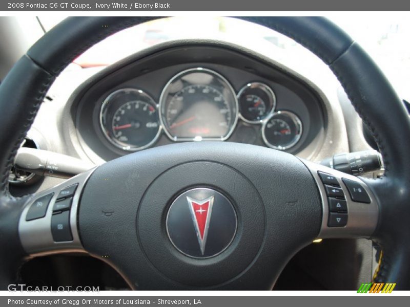 Ivory White / Ebony Black 2008 Pontiac G6 GT Coupe