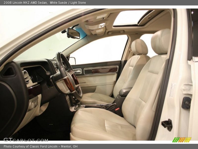 White Suede / Light Stone 2008 Lincoln MKZ AWD Sedan