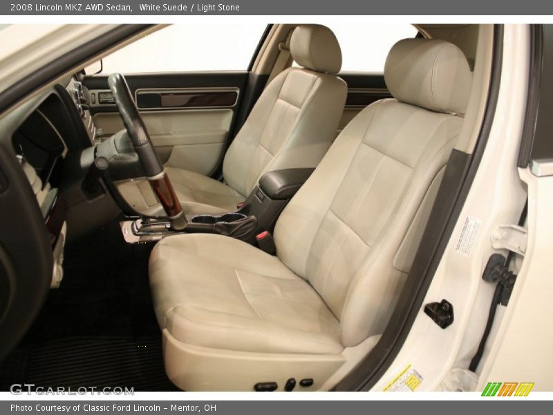 White Suede / Light Stone 2008 Lincoln MKZ AWD Sedan
