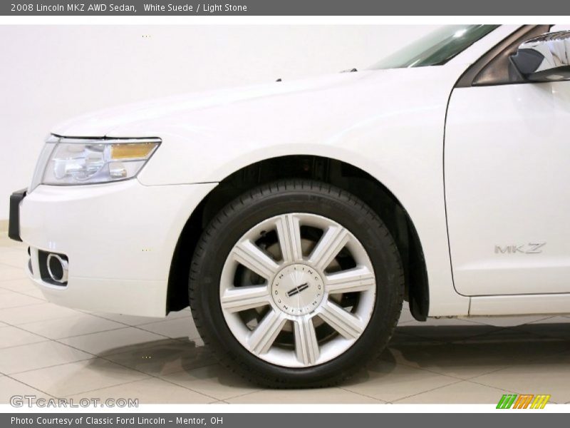White Suede / Light Stone 2008 Lincoln MKZ AWD Sedan