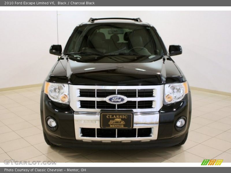 Black / Charcoal Black 2010 Ford Escape Limited V6