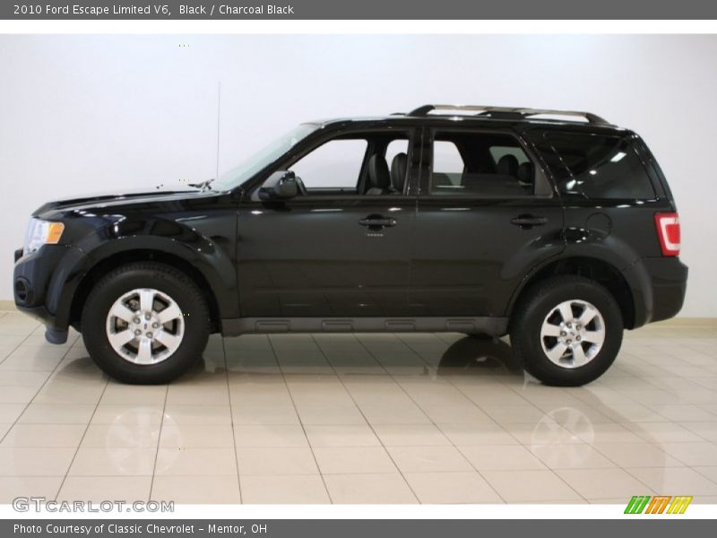 Black / Charcoal Black 2010 Ford Escape Limited V6