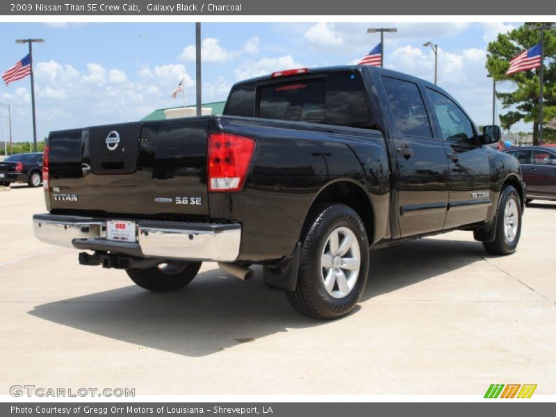 Galaxy Black / Charcoal 2009 Nissan Titan SE Crew Cab