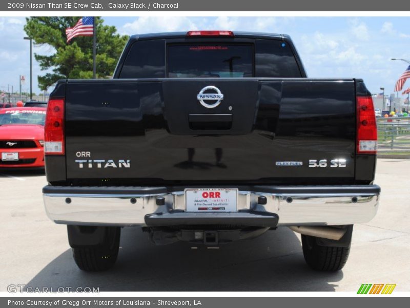 Galaxy Black / Charcoal 2009 Nissan Titan SE Crew Cab