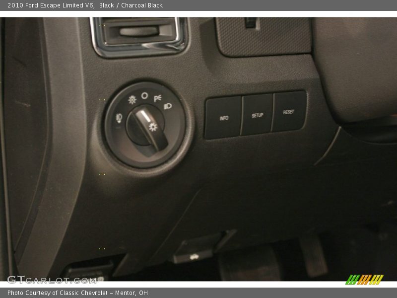 Black / Charcoal Black 2010 Ford Escape Limited V6