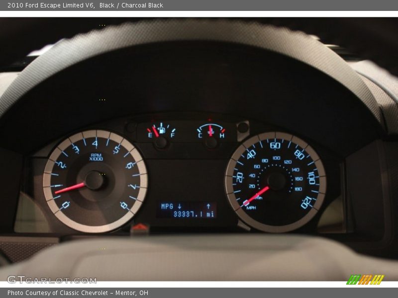 Black / Charcoal Black 2010 Ford Escape Limited V6