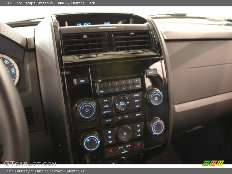 Black / Charcoal Black 2010 Ford Escape Limited V6